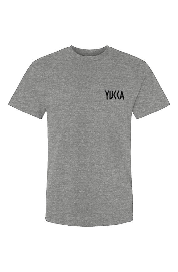 Eco Heavyweight Tee-Dark Heather Grey